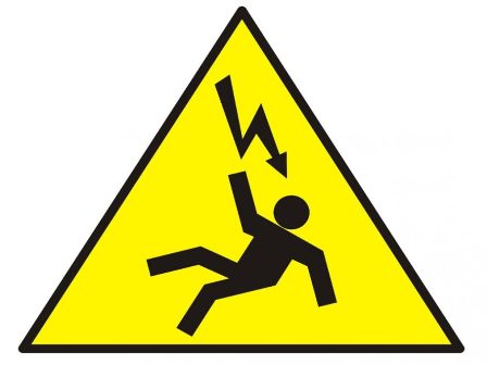 Niebezpieczeństwo porażenia prądem