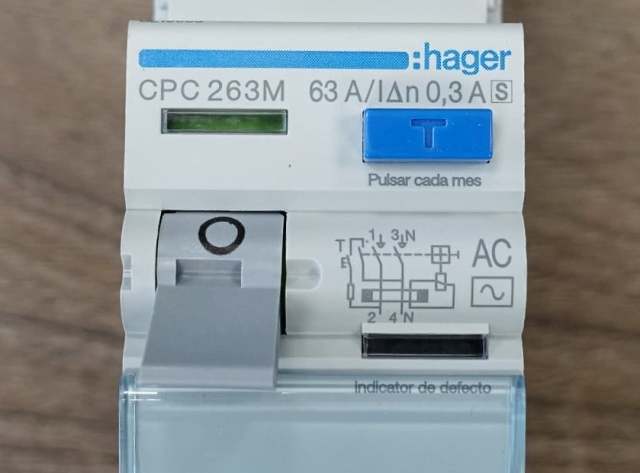 RCD Hager szelektív CPC263M