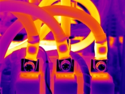 Thermal action of current, current density and their influence on the heating of conductors